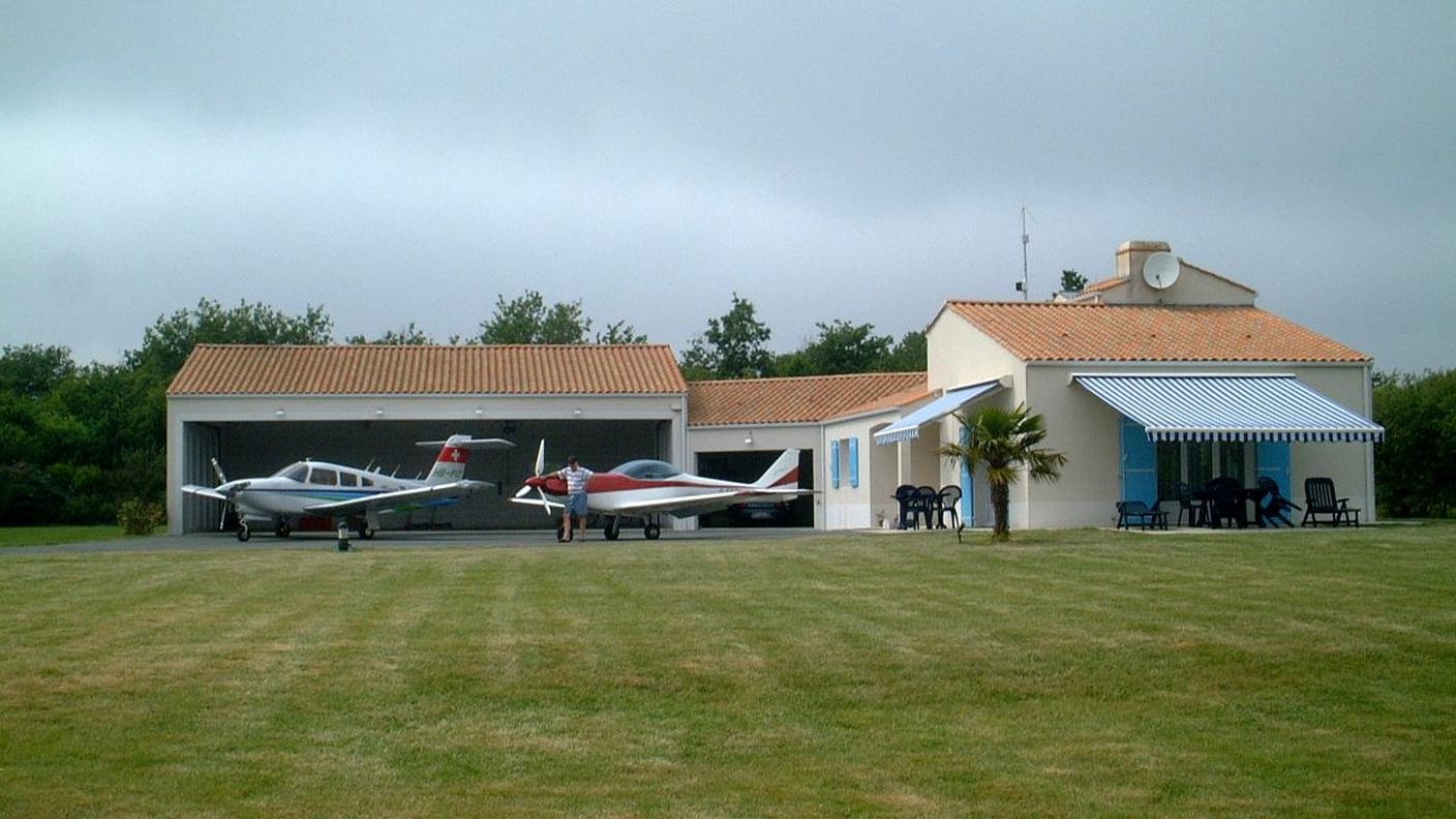 La casa di uno svizzero che ha preso dimora al Vendee Air Park
