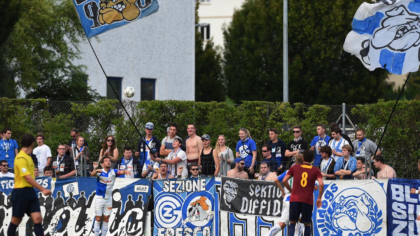 Tifosi del Grasshopper in Ticino
