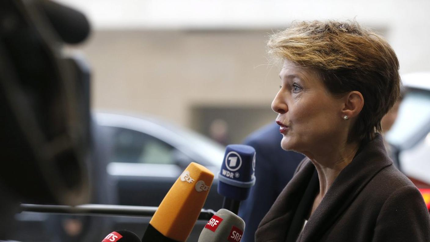 La consigliera federale Simonetta Sommaruga