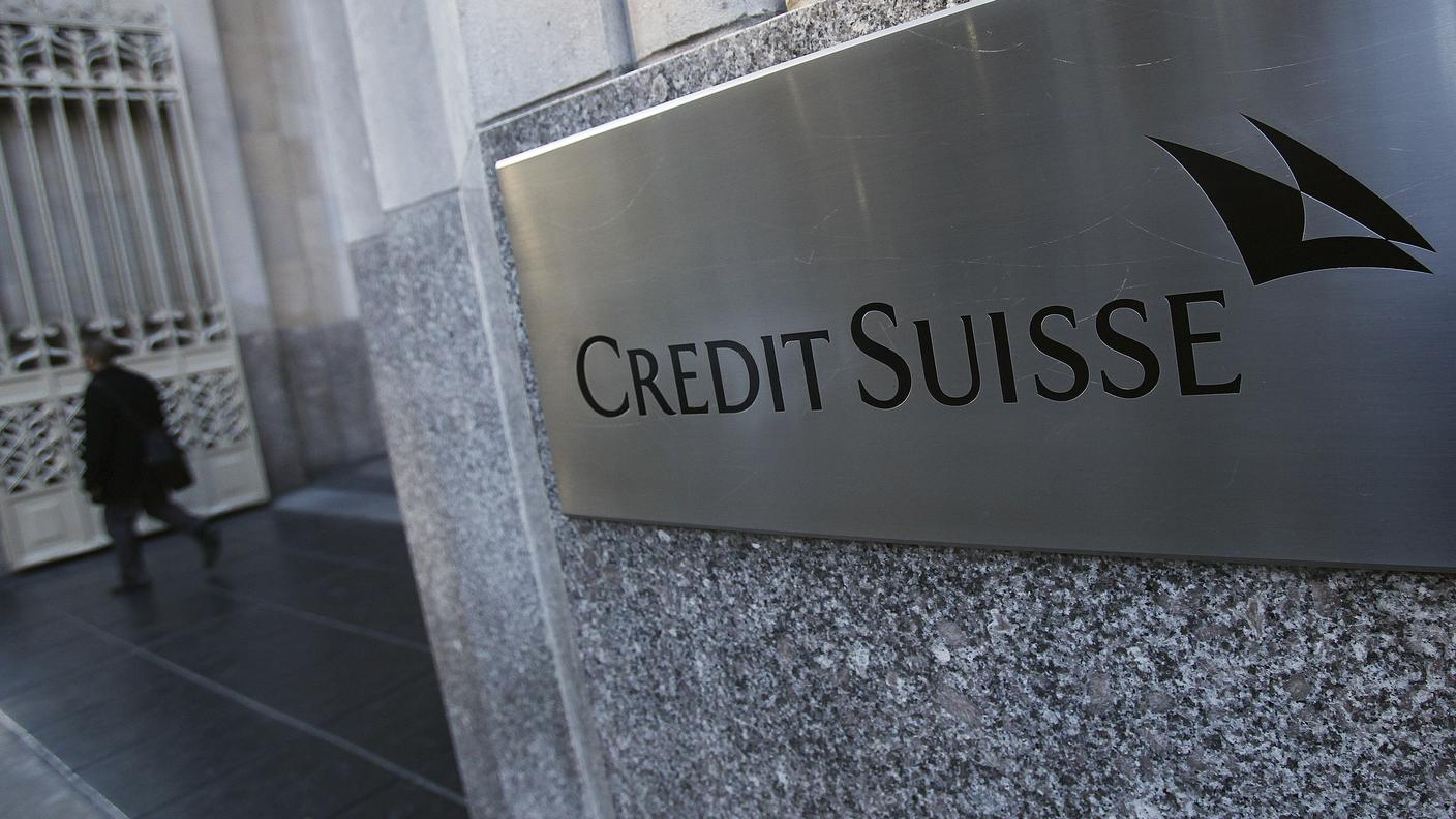 L'esterno della sede di Credit Suisse a New York