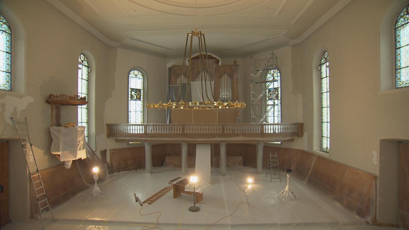 Nell'ex chiesa riformata di Ebnat Kappel si procede ai lavori desiderati dal nuovo proprietario