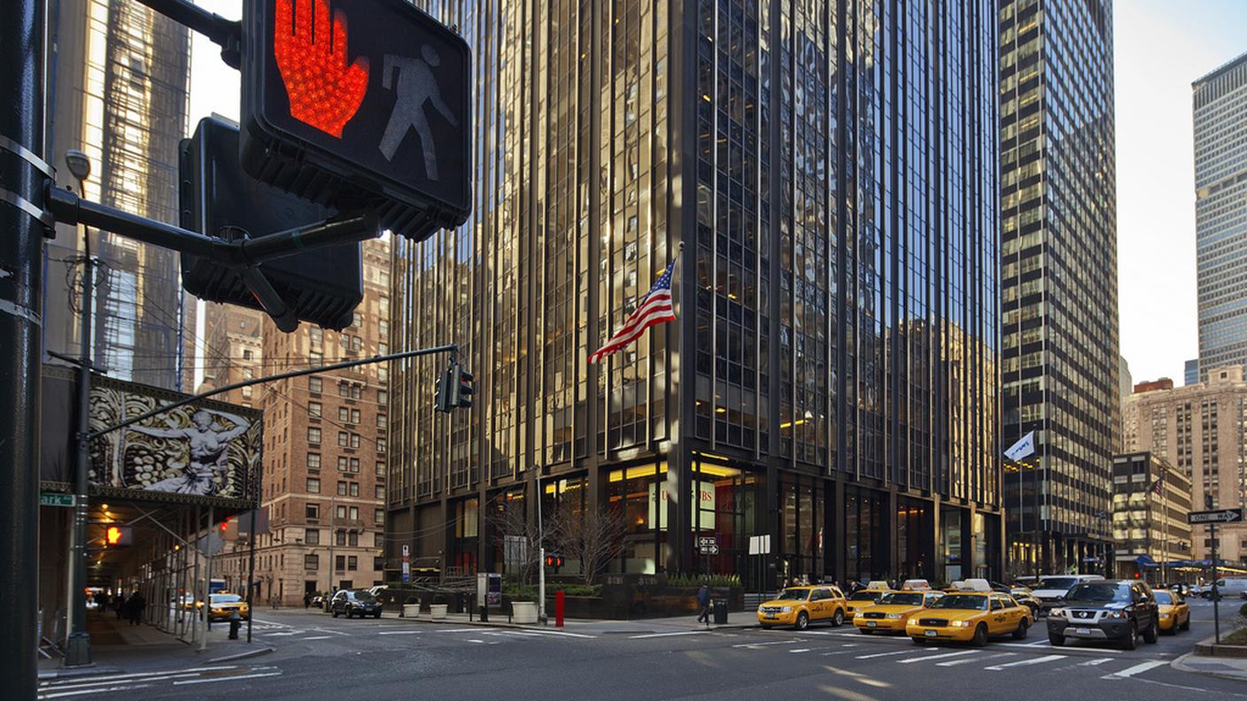 La sede di New York della banca svizzera