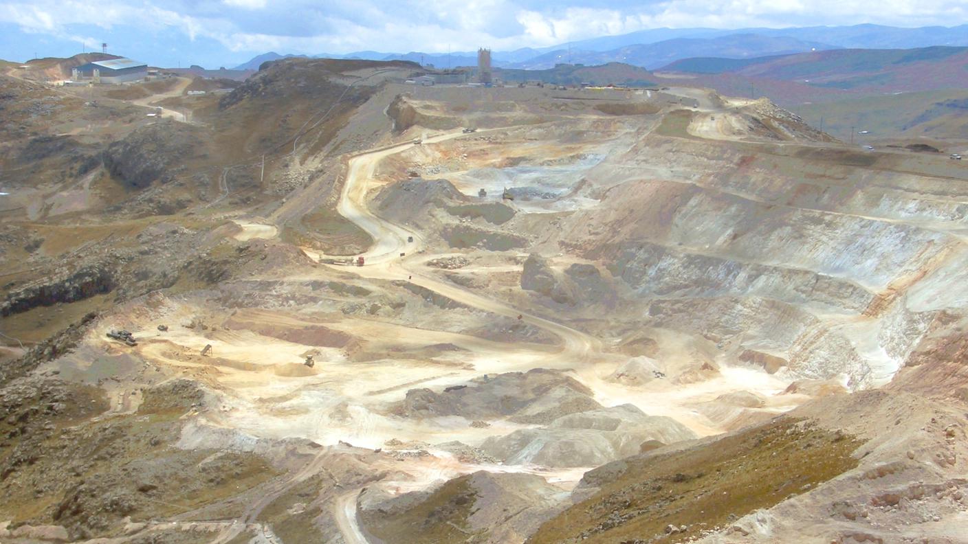 La minera d'oro di Yanacocha, la più grande del sud America e la seconda al mondo