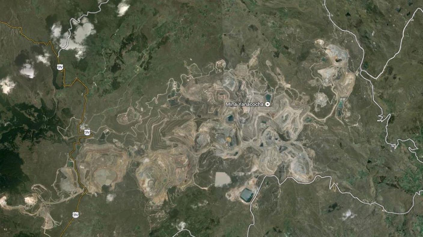 Il complesso si estende su alcune centina di chilometri quadrati (solo il pozzo ne conta 251)