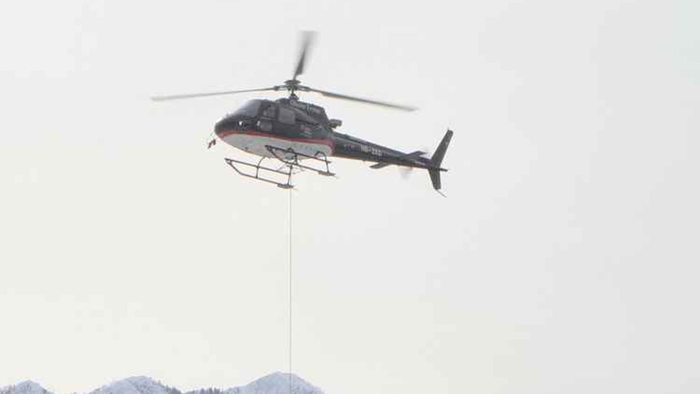 Ancora un'altra immagine della spettacolare operazione