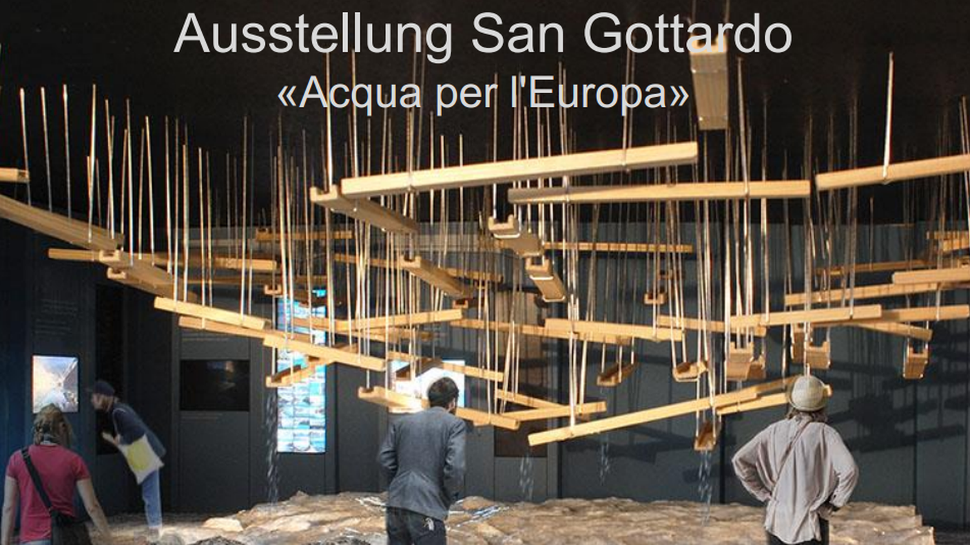 I Cantoni del San Gottardo saranno presenti a Expo 2015 con la mostra comune "Acqua per l'Europa"