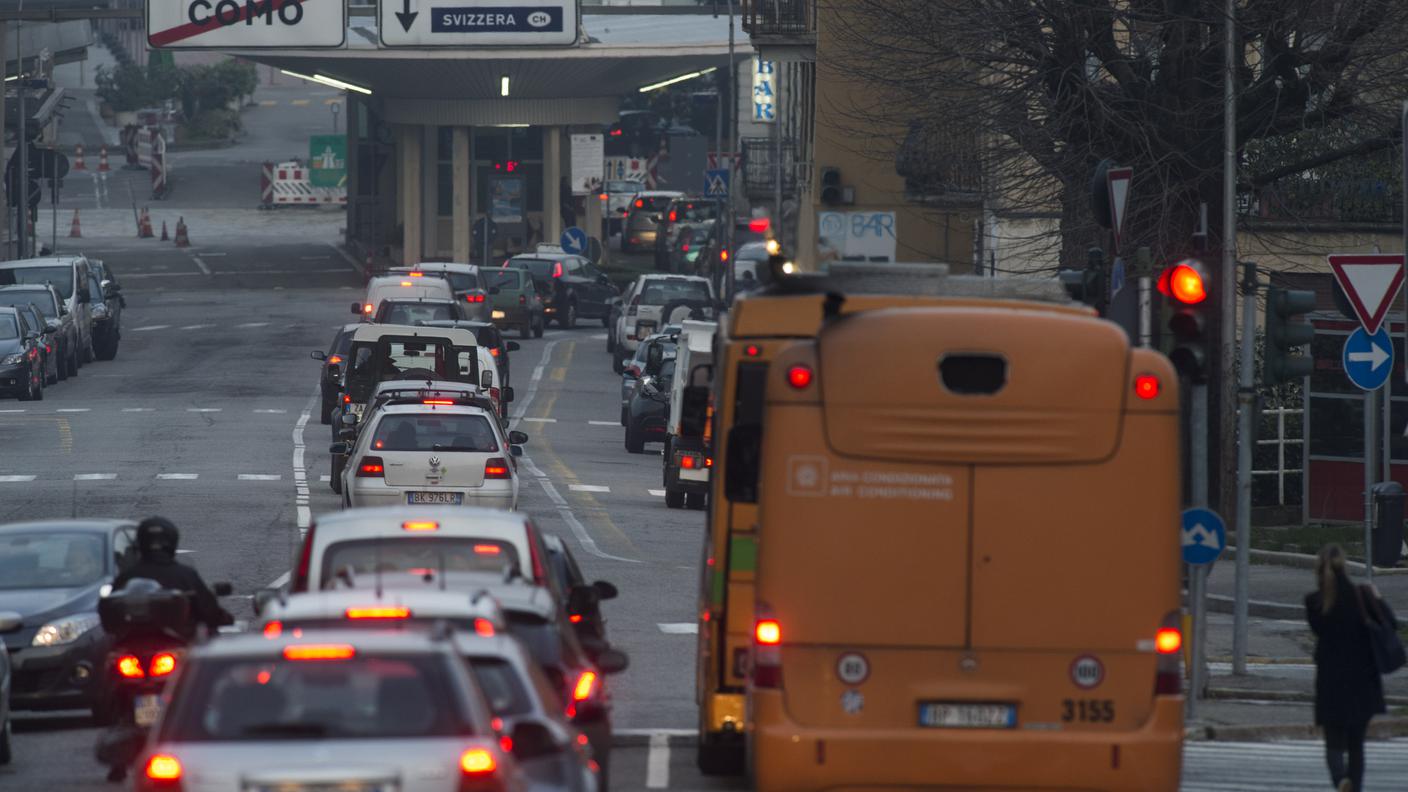 I due si stavano dirigendo verso la dogana di Chiasso