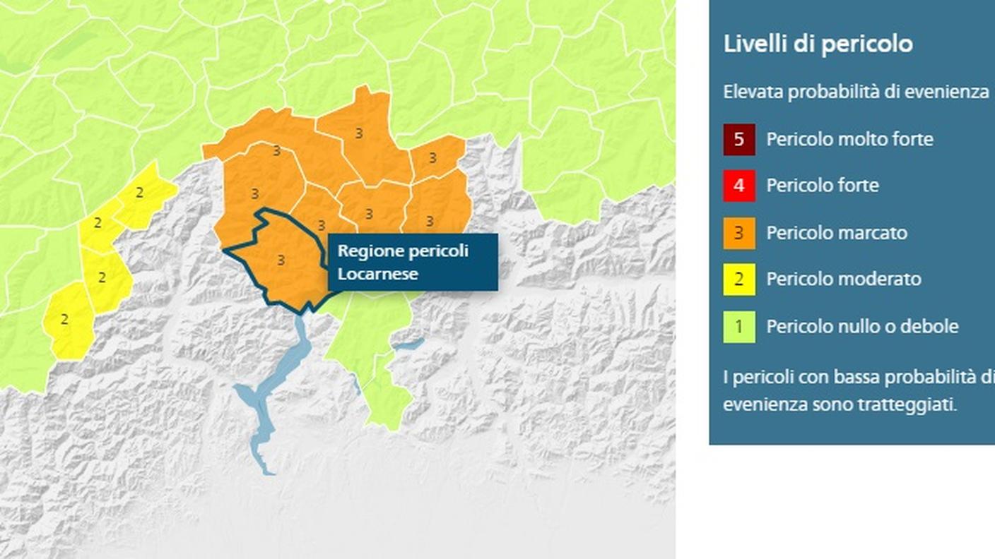 Tra le reggioni maggiormente imbiancate le valli del Locarnese