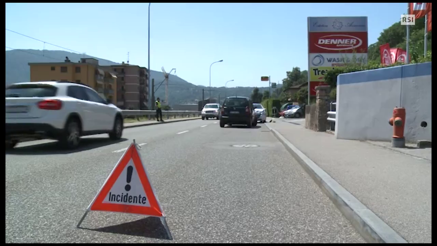 Incidente a Caslano: un ferito
