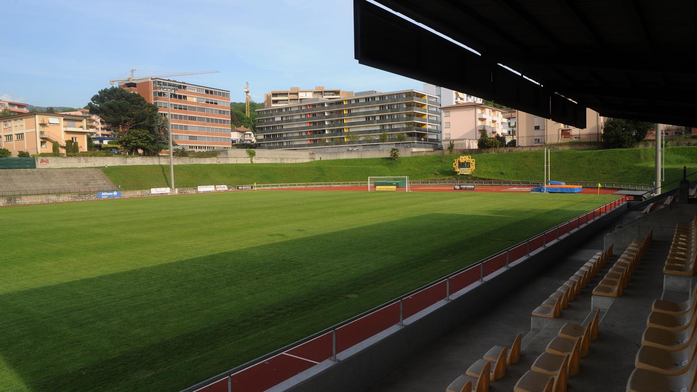 Lo stadio comunale di Mendrisio dove si è verificata la doppia aggressione