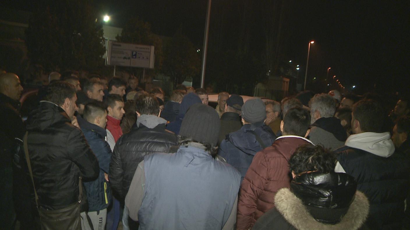 L’azione di protesta era iniziata giovedì alle 21