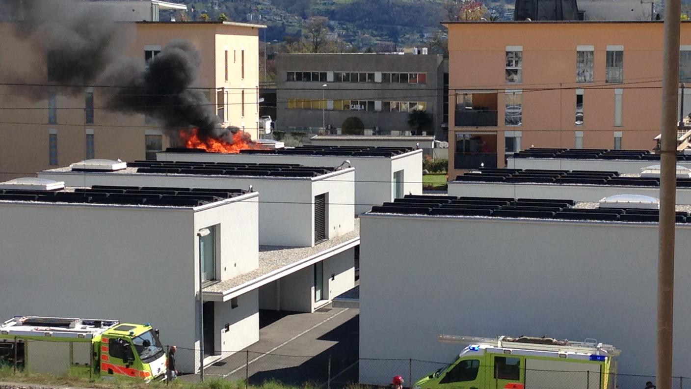 Il luogo dell'incendio