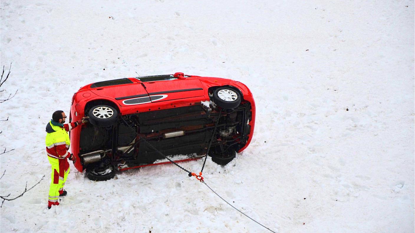 L'incidente è avvenuto sulla strada tra Airolo e Madrano