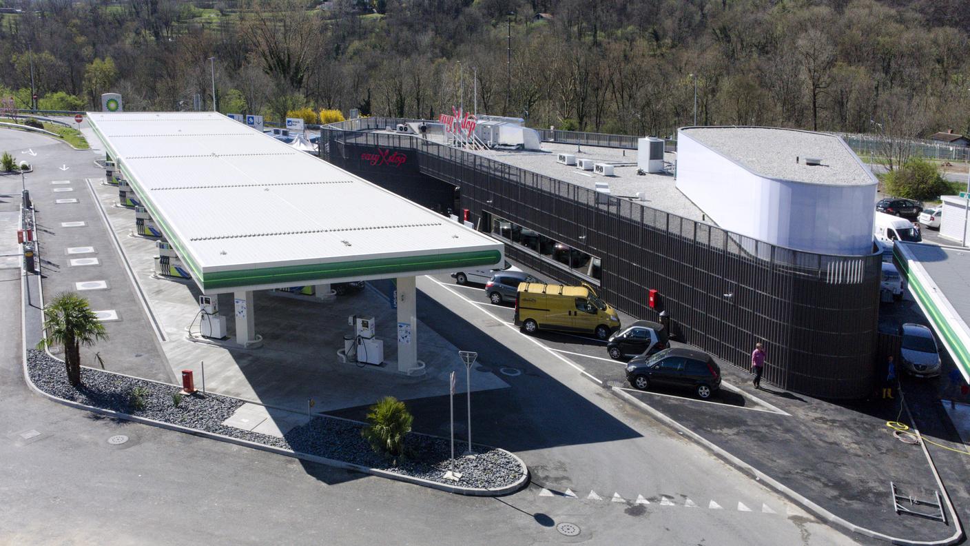 L'area di servizio di Coldrerio in direzione sud, gestita dalla Centonze e inaugurata nei giorni scorsi