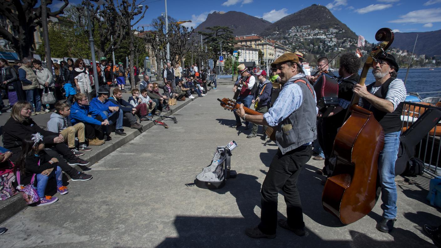 Animazioni sul lungolago di Lugano 