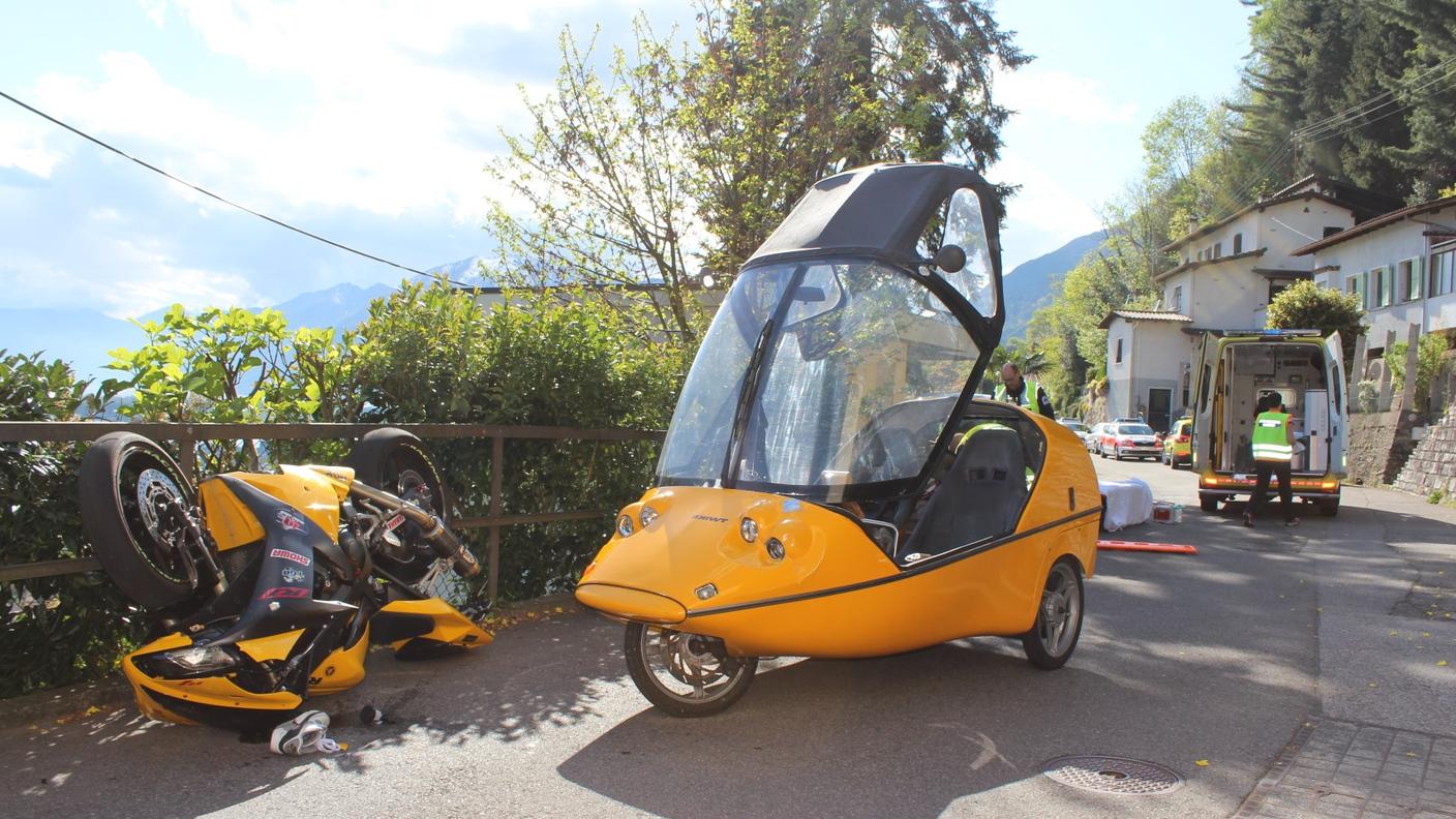 I veicoli coinvolti nell'incidente