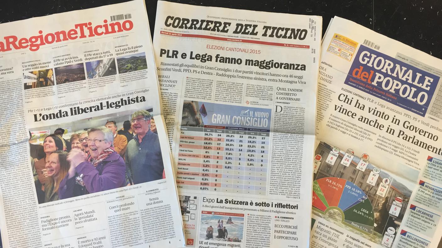 I titoli sul voto per il rinnovo del Gran Consiglio
