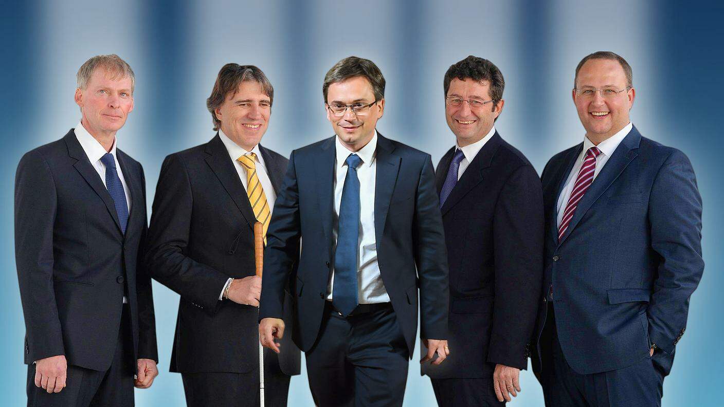 In un fotomontaggio, gli eletti al Consiglio di Stato 2015