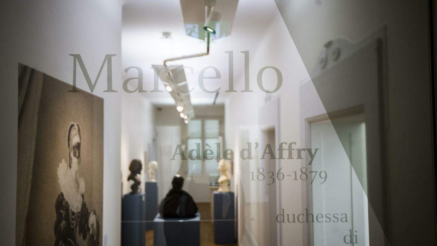 La galleria temporanea è dedicata a Marcello, Adèle d’Affry (1836-1879)