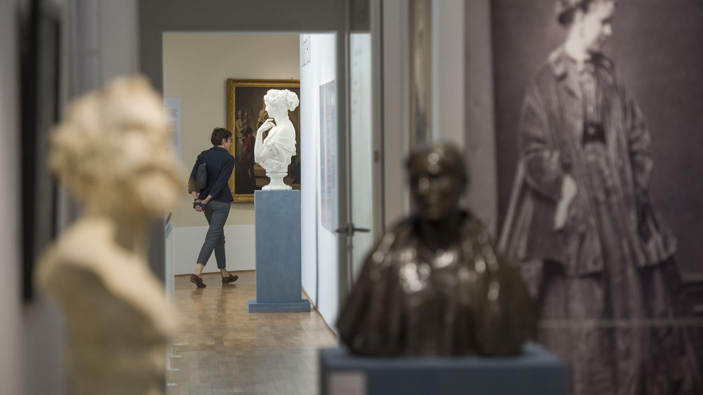 L'esposizione temporanea è dedicata a una delle rare scultrici di successo