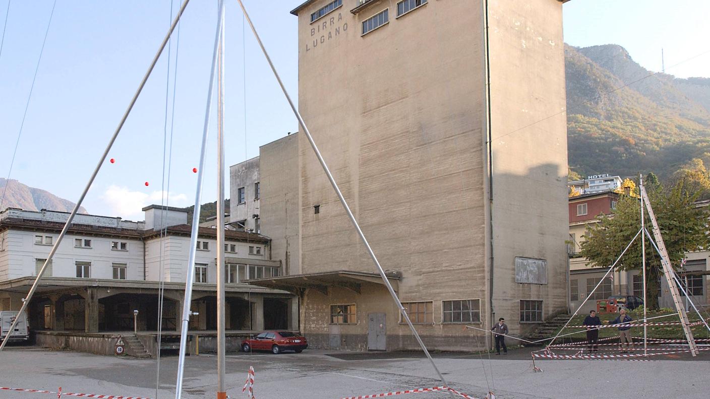 L'ex birreria Feldschlösschen, il luogo dove si vuole insiediare il Parco Lago