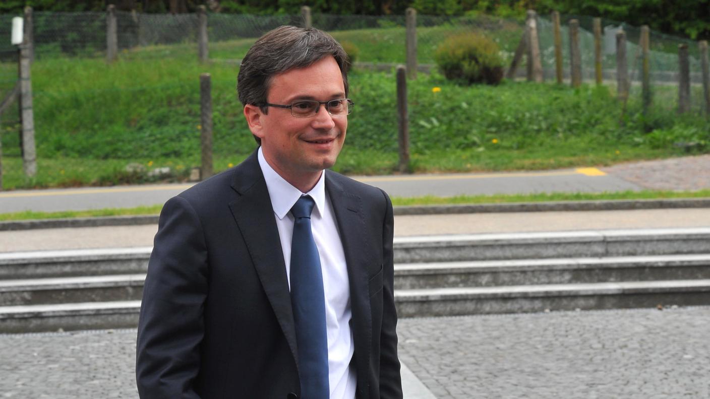 Il neo consigliere di Stato, Christian Vitta