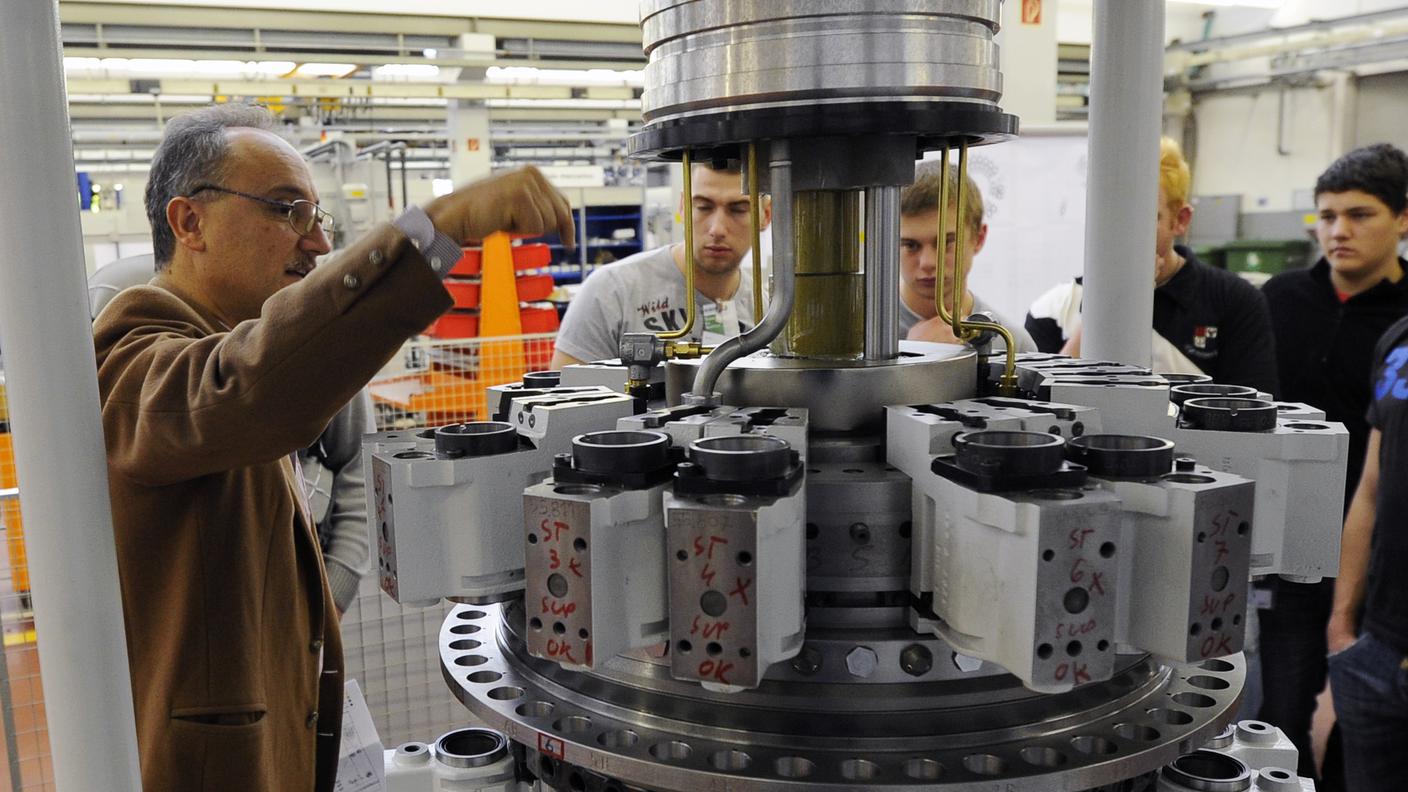 Un sistema di lavorazione automatica (foto d'archivio)