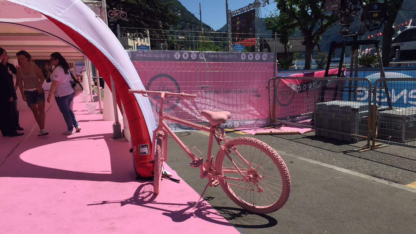 Lugano in rosa per il Giro