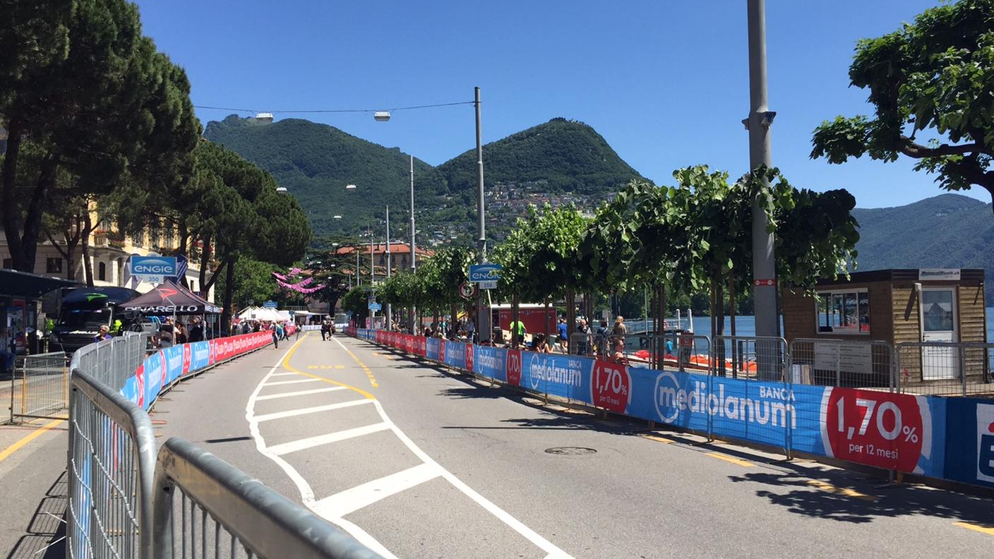 Il circuito è transennato