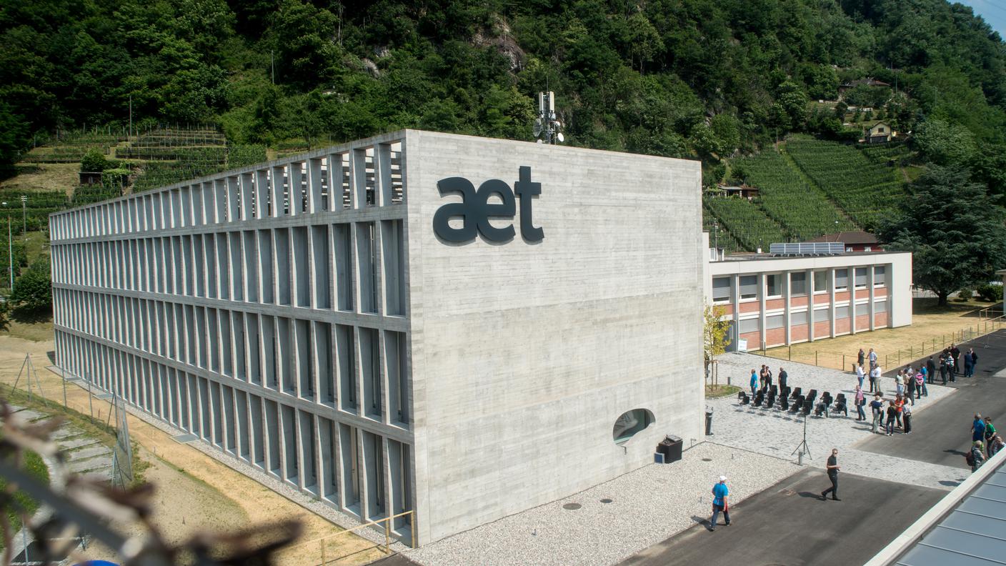 Il nuovo edificio di AET a Monte Carasso
