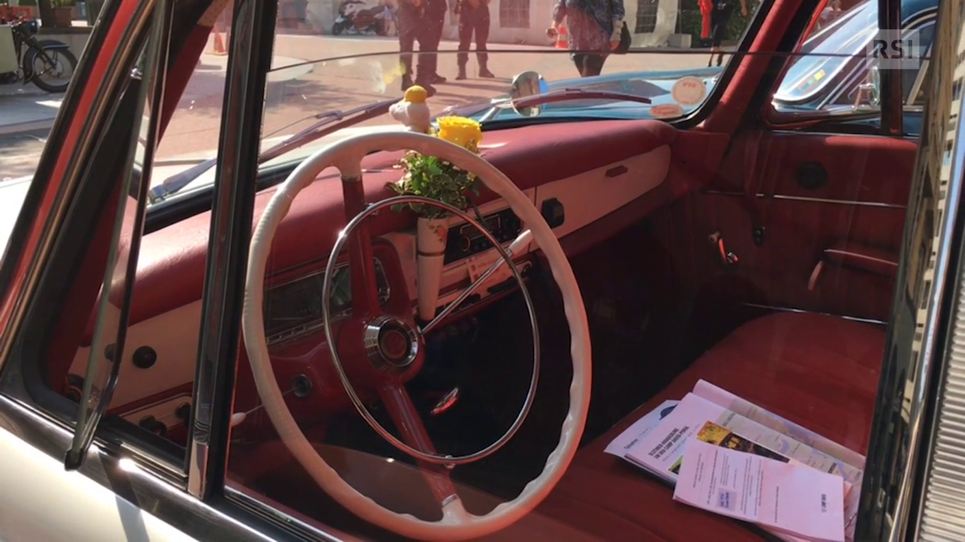 Esposizione di auto d'epoca a Chiasso