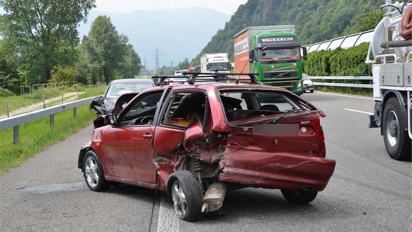 Le immagini dopo l'incidente
