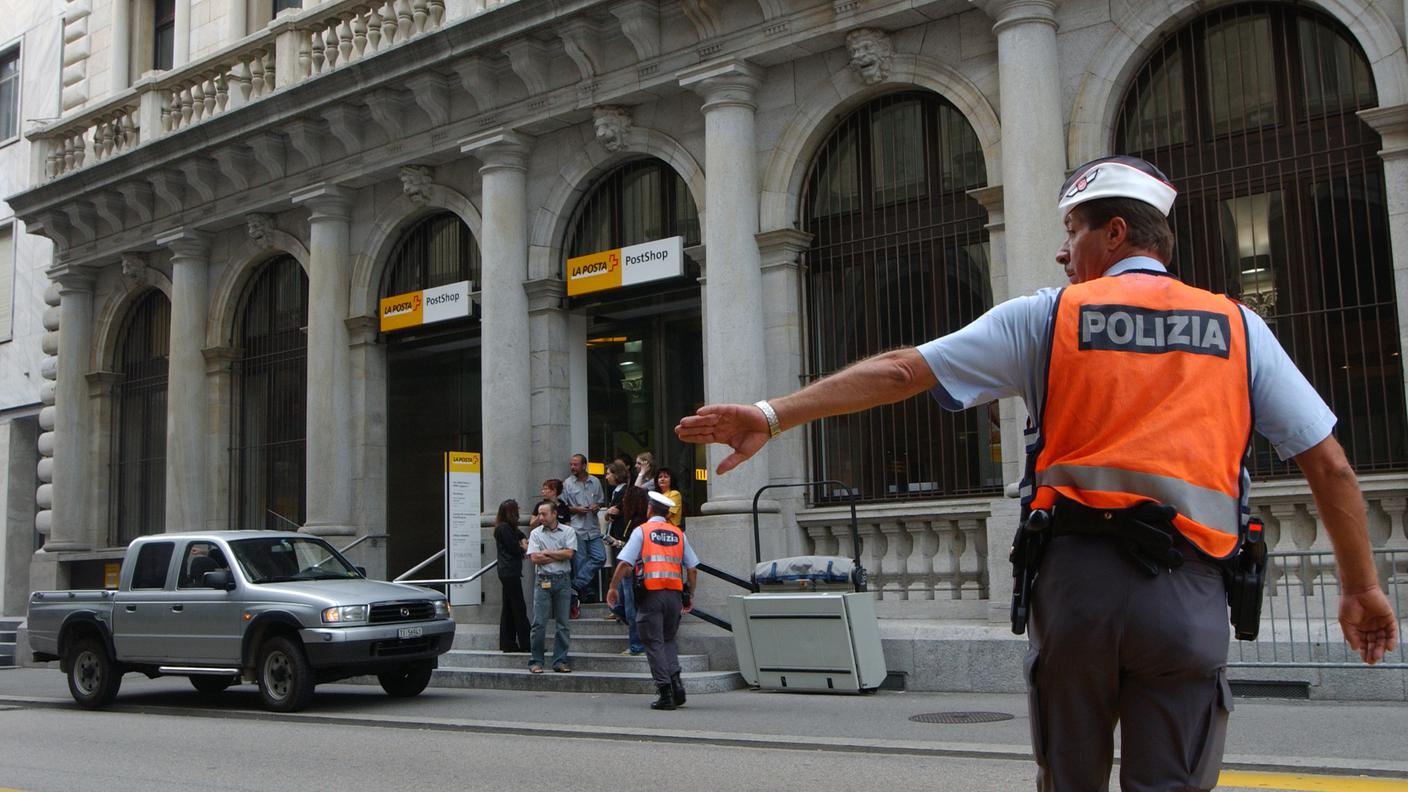 Rapina alla Posta centrale di Lugano