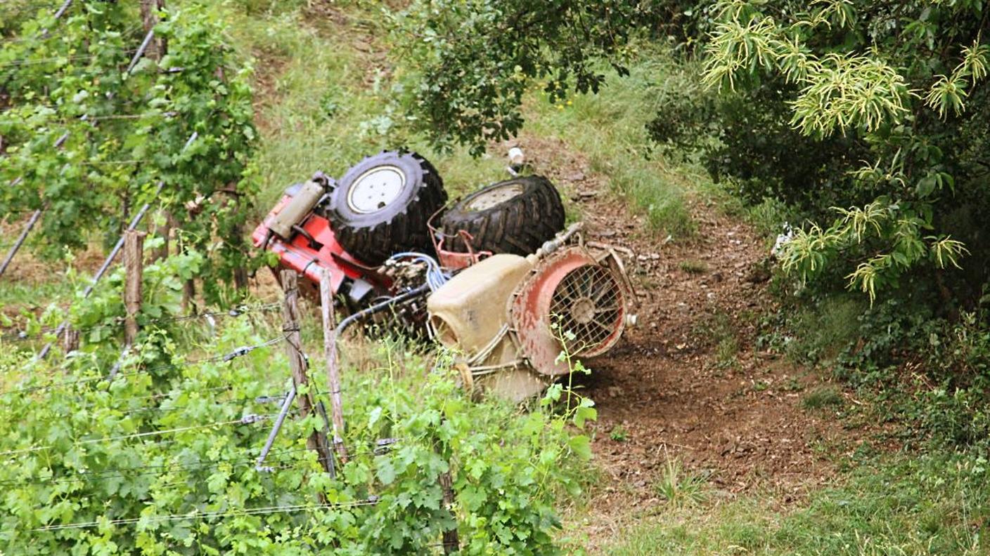 L'imponente mezzo giace inutilizzato