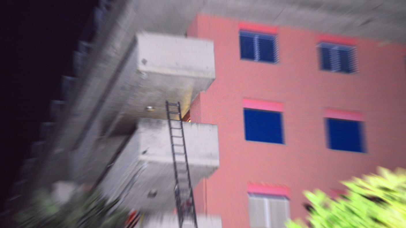 Il condominio dove avvenne il fatto di sangue