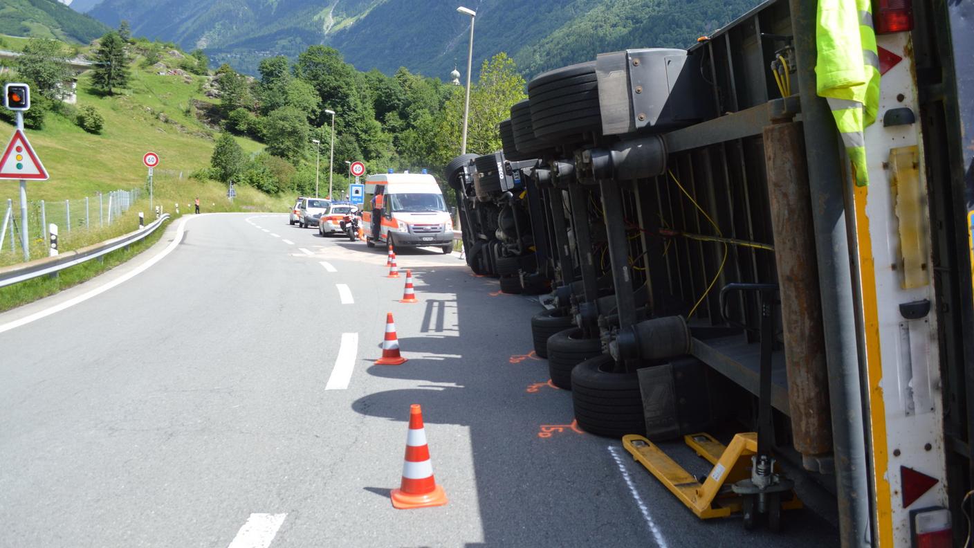 La polizia è giunta sul posto per agevolare le operazioni di soccorso e recupero