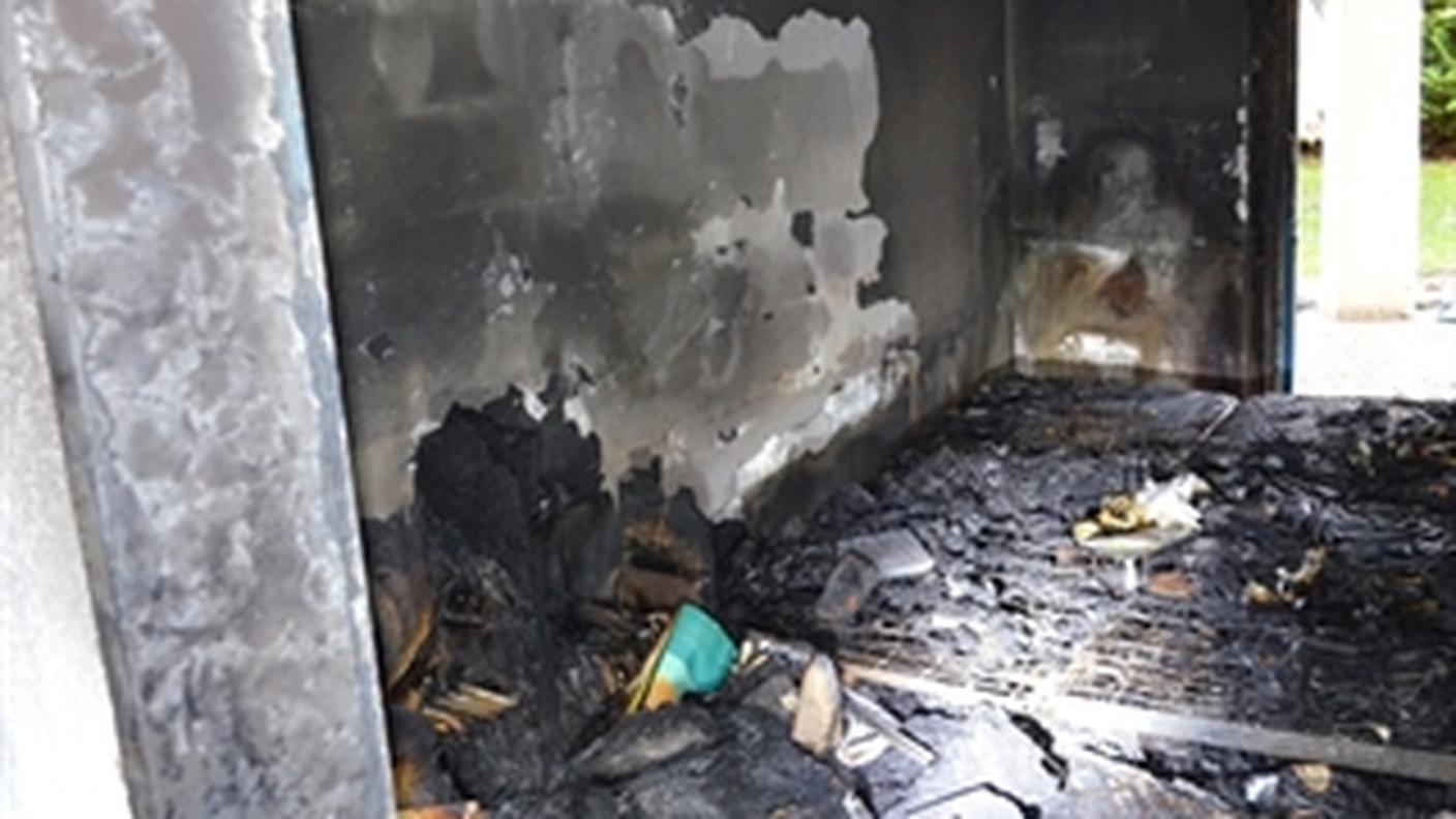 L'ppartamento dal quale sono partite le fiamme