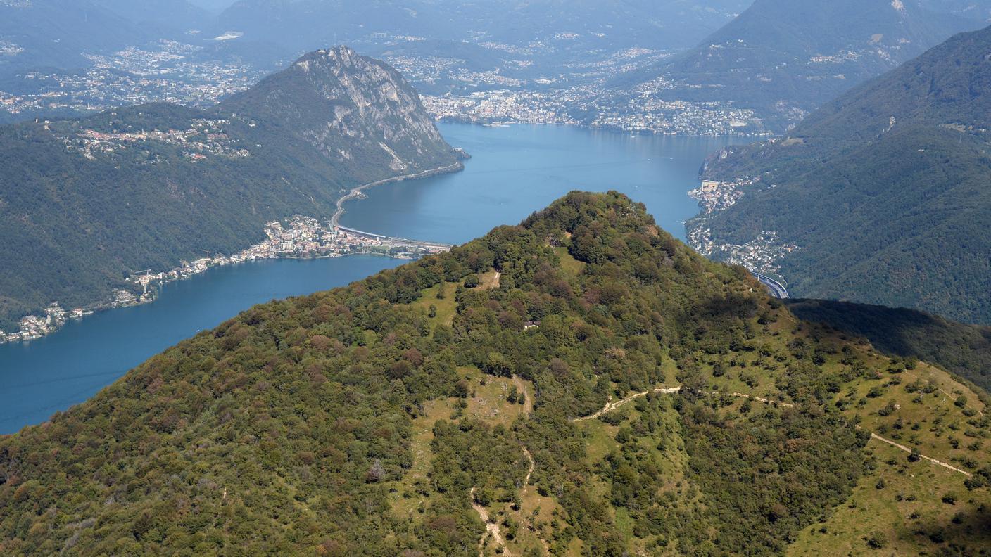 La sommità del Monte San Giorgio, sede della bandita di caccia prevista
