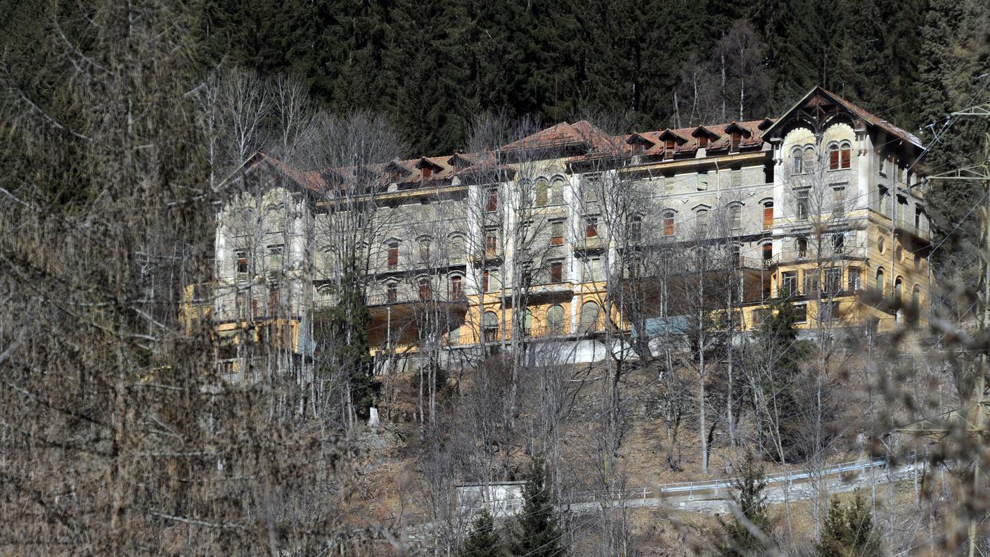 Il sanatorio di Piotta come è ora dopo 53 anni d'abbandono