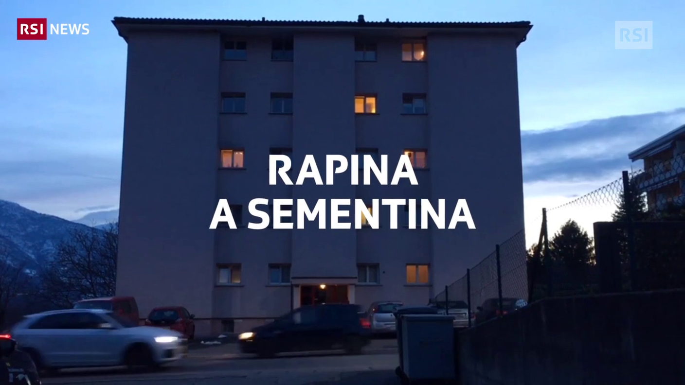 Rapina in Via al Ticino a Sementina