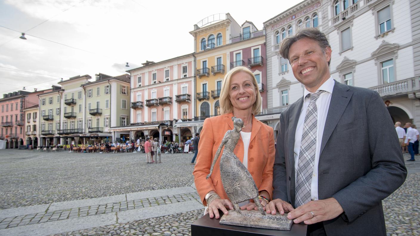 Con la scultura di Pedro Pedrazzini e Alain Scherrer, destinato a succederle