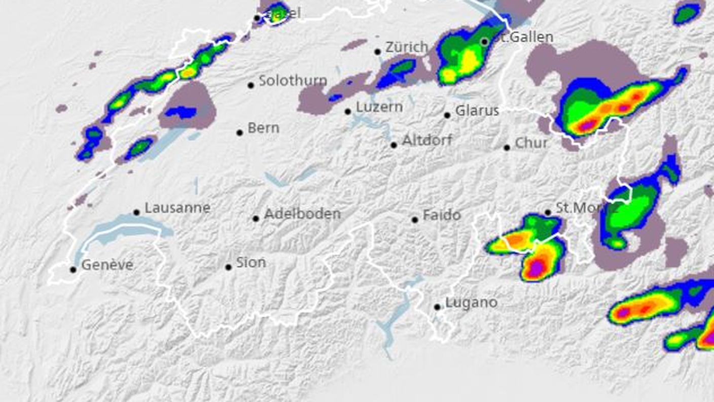 Le precipitazioni si stanno allontanando