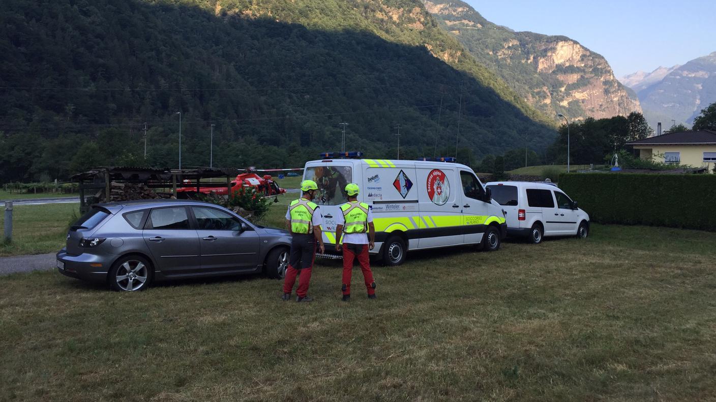 I soccorritori hanno ritrovato il corpo esanime mercoledì mattina