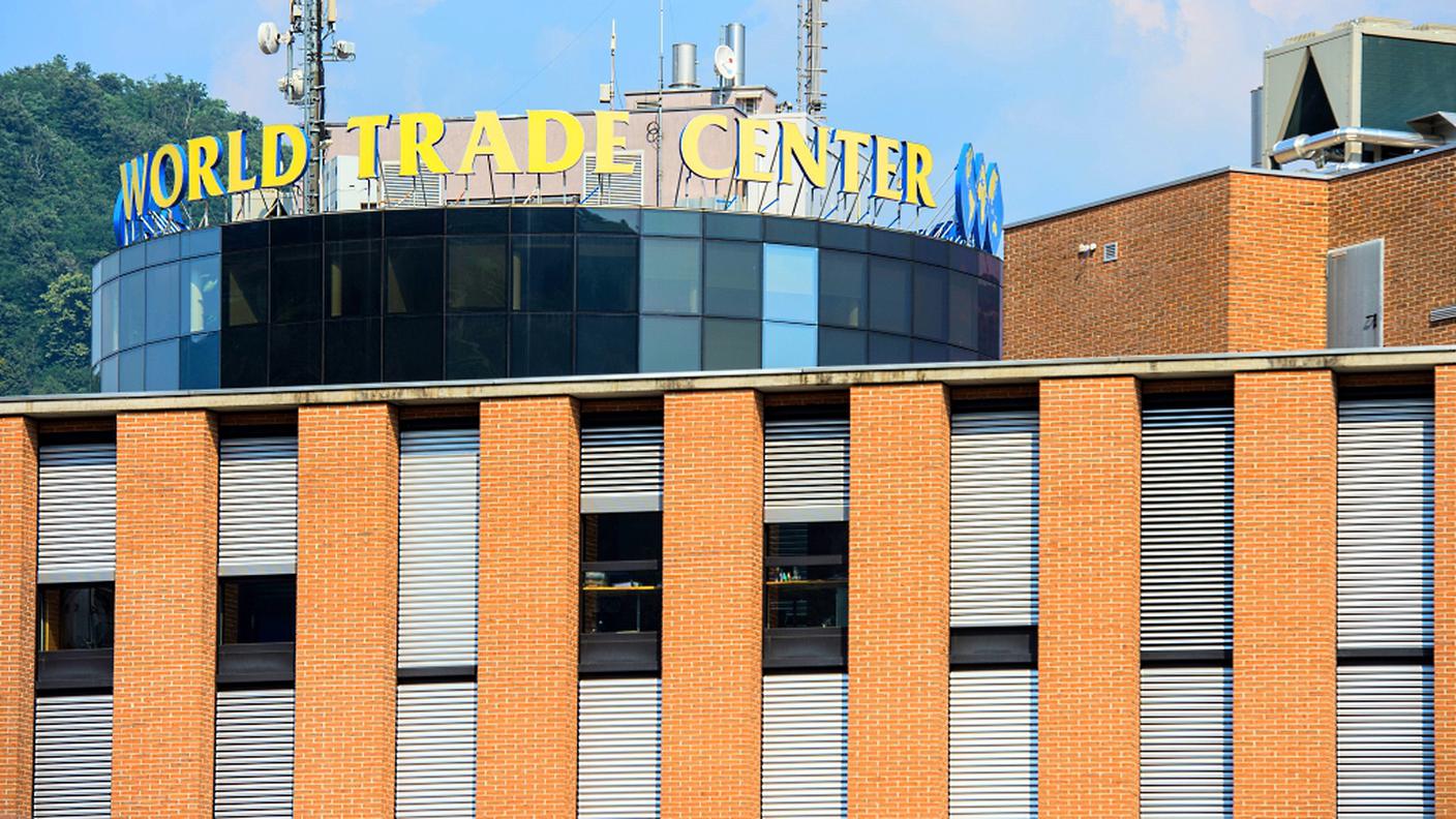 Il World Trade Center di Agno, sede della Forward Racing