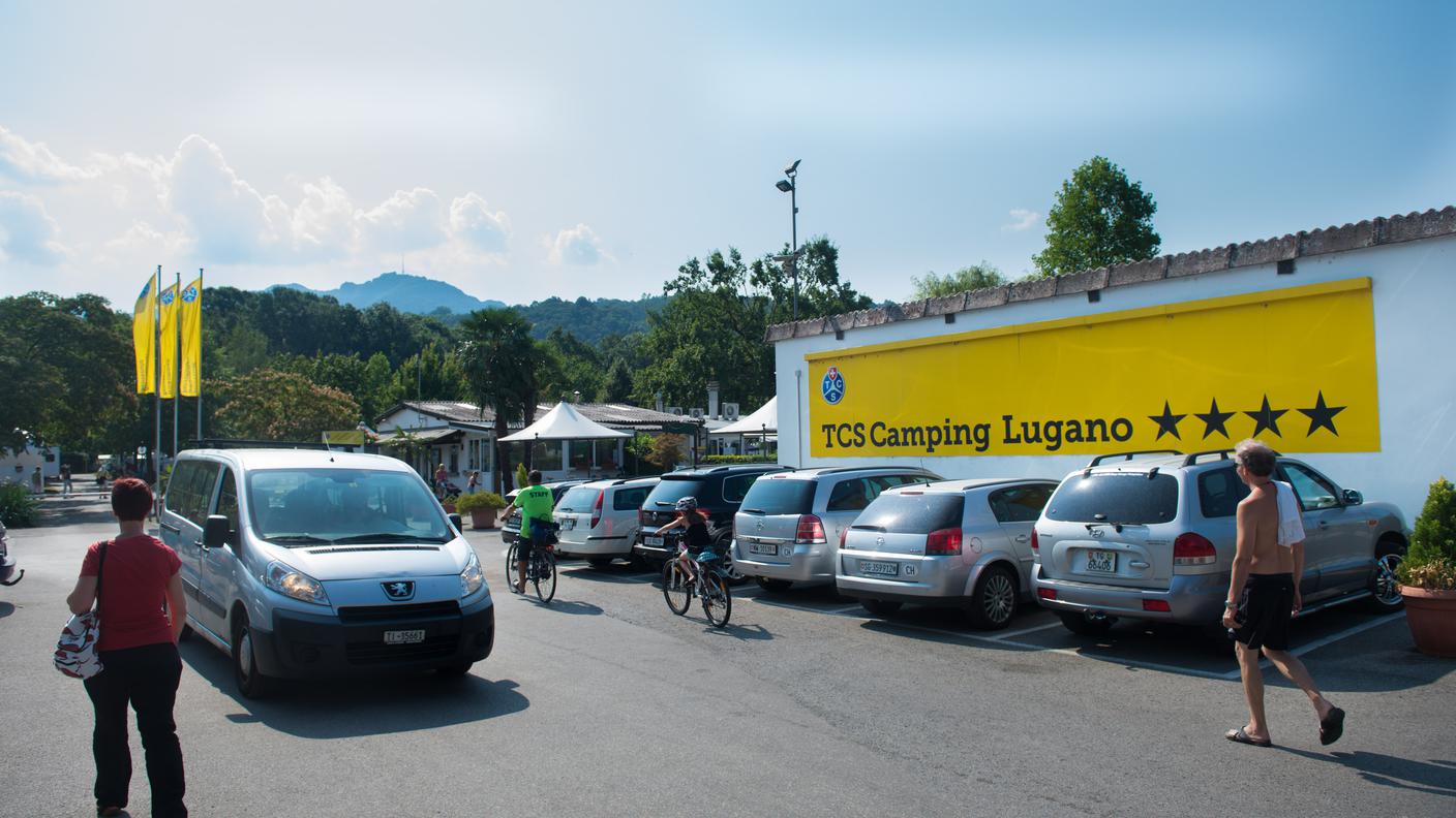 Nella foto l'entrata del camping