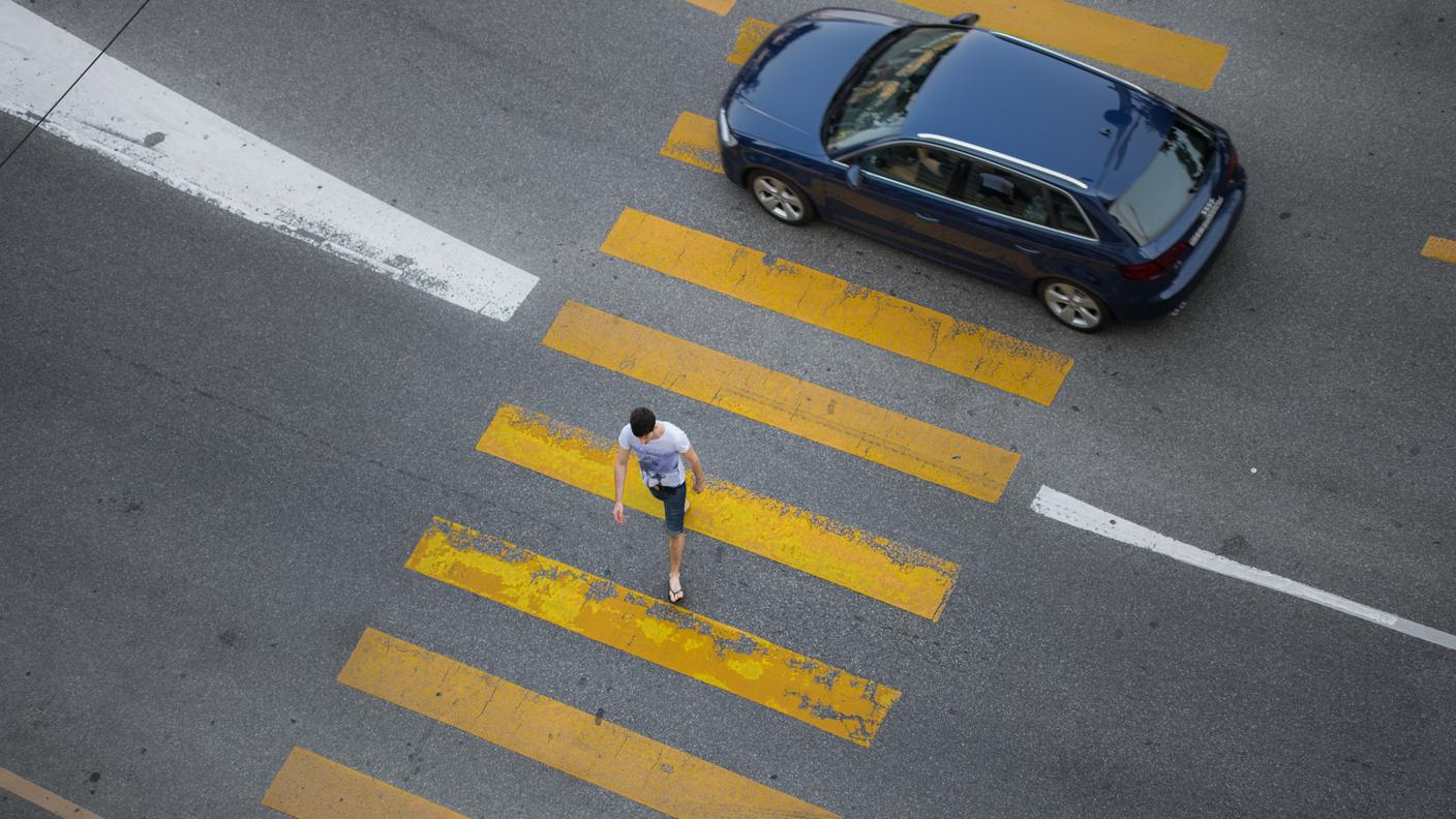 Un'area dove persone e veicoli possono convivere
