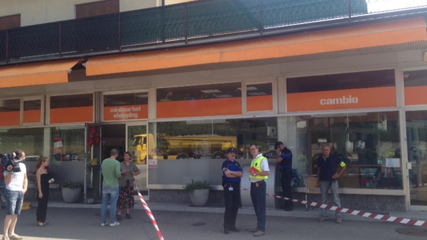 L'ufficio cambi rapinato a Stabio
