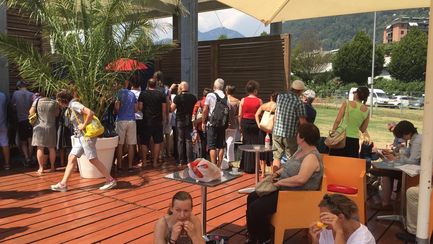 Il pubblico non si è fatto scoraggiare dal grande caldo
