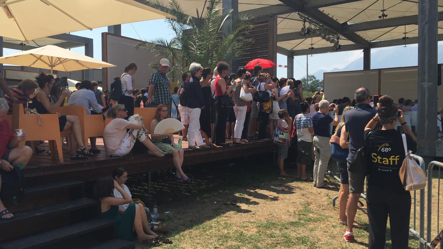 Il pubblico non si è fatto scoraggiare dal grande caldo