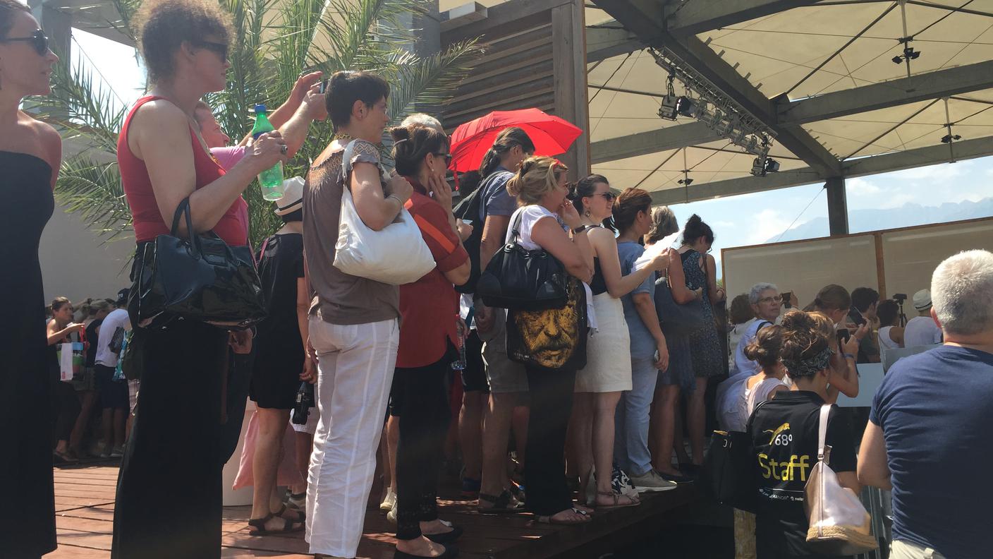 Il pubblico non si è fatto scoraggiare dal grande caldo